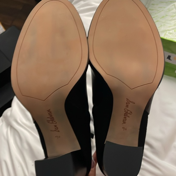 Sam Edelman Womans Reyes Black Leather Zip Boots - Picture 6 of 7